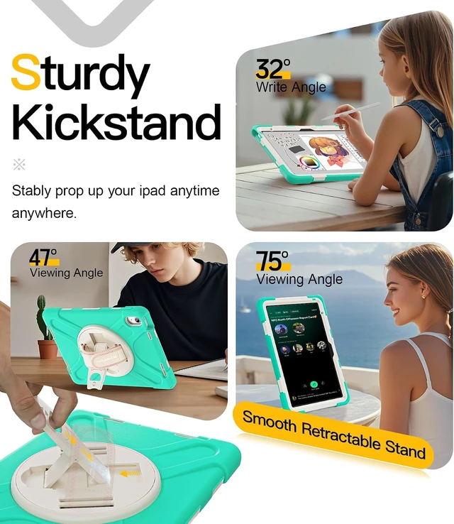 Alt view image 5 of 7 - Case for iPad (A16) 11th/10th Generation - 11/10.9 inch 2025/2022