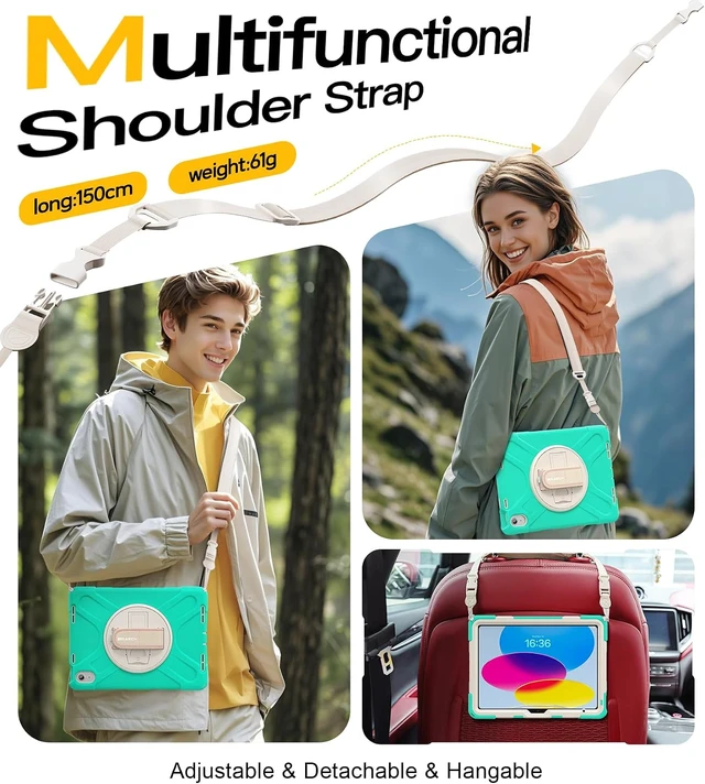 Alt view image 7 of 7 - Case for iPad (A16) 11th/10th Generation - 11/10.9 inch 2025/2022