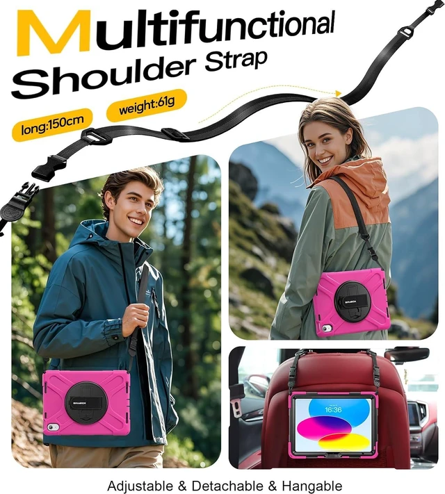 Alt view image 7 of 7 - Case for iPad (A16) 11th/10th Generation - (11''/10.9'') 2025/2022