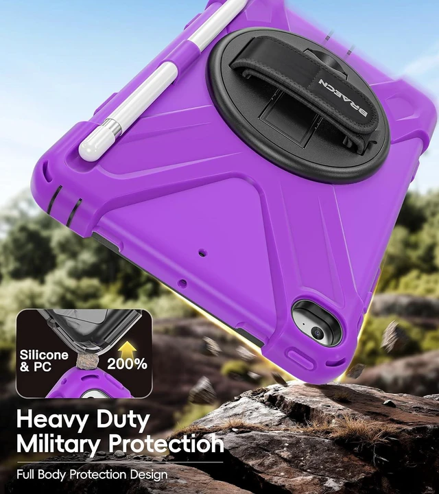 Alt view image 3 of 7 - iPad mini 5 Case, iPad mini 4 Case - Purple