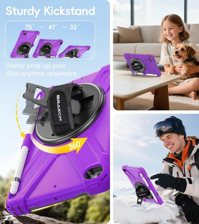 Alt view image 4 of 7 - iPad mini 5 Case, iPad mini 4 Case - Purple