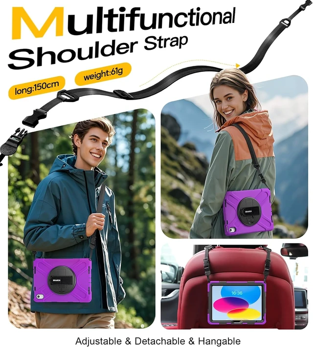Alt view image 7 of 7 - Case for iPad (A16) 11th/10th Generation - (11''/10.9'') 2025/2022