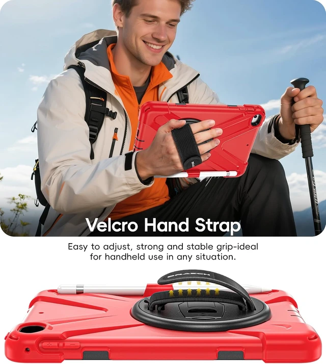 Alt view image 6 of 7 - iPad mini 5 Case, iPad mini 4 Case - Red