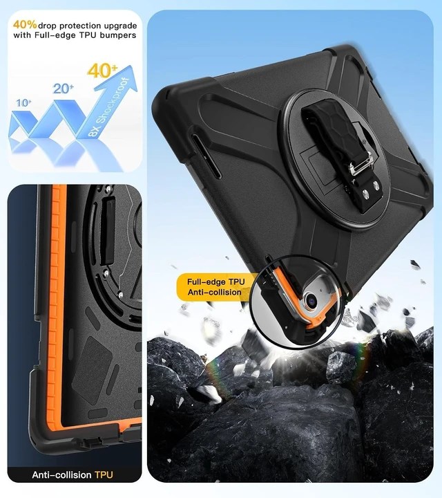 Alt view image 3 of 7 - Case for iPad A16 11th Generation/ 10th Gen: 11/10.9" 2025/2022