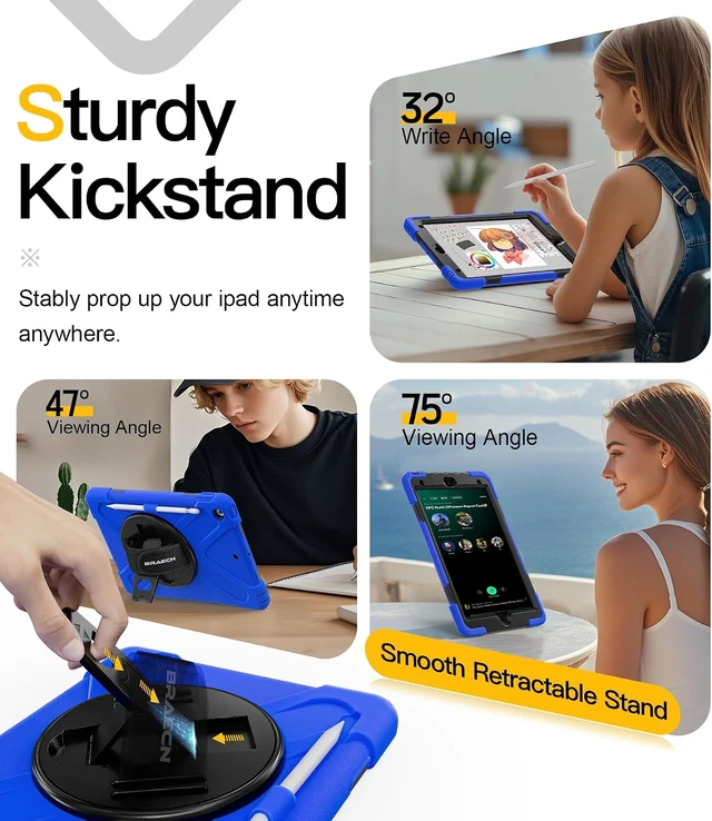 Alt view image 3 of 7 - for iPad 9th/8th/7th Generation Case - 10.2 inch 2021/2020/2019