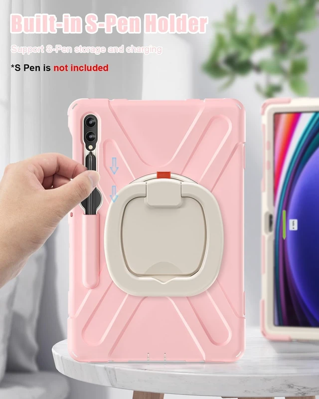 Alt view image 7 of 7 - Case for SAM-SUNG Galaxy Tab S10+ Plus/S9 FE+/S9+/S8+/S7 FE/S7+ 12.4"