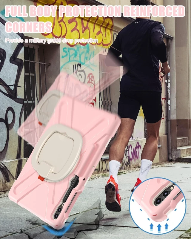 Alt view image 6 of 7 - Case for SAM-SUNG Galaxy Tab S10+ Plus/S9 FE+/S9+/S8+/S7 FE/S7+ 12.4"