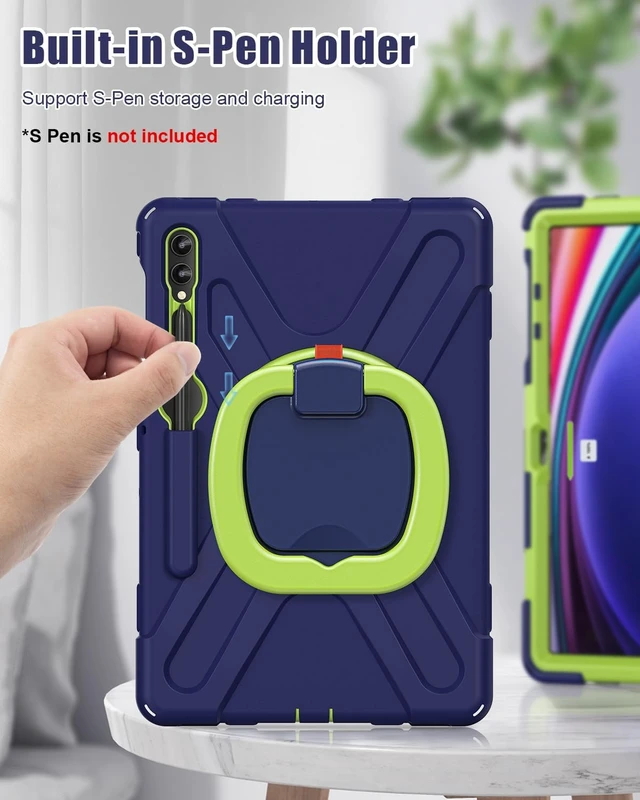 Alt view image 7 of 7 - Case for SAM-SUNG Galaxy Tab S10+ Plus/S9 FE+/S9+/S8+/S7 FE/S7+ 12.4"