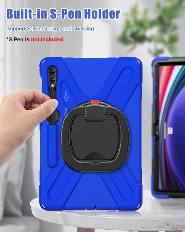 Alt view image 7 of 7 - Case for SAM-SUNG Galaxy Tab S10+ Plus/S9 FE+/S9+/S8+/S7 FE/S7+ 12.4"