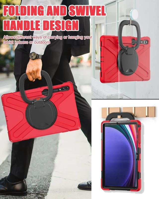 Alt view image 4 of 7 - Case for SAM-SUNG Galaxy Tab S10+ Plus/S9 FE+/S9+/S8+/S7 FE/S7+ 12.4"