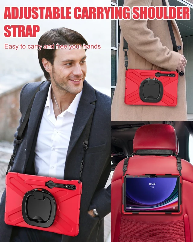 Alt view image 5 of 7 - Case for SAM-SUNG Galaxy Tab S10+ Plus/S9 FE+/S9+/S8+/S7 FE/S7+ 12.4"