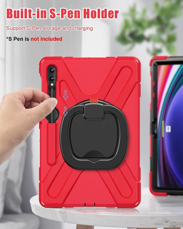 Alt view image 7 of 7 - Case for SAM-SUNG Galaxy Tab S10+ Plus/S9 FE+/S9+/S8+/S7 FE/S7+ 12.4"