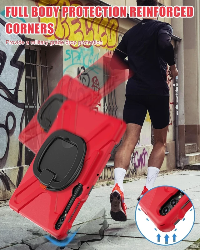 Alt view image 6 of 7 - Case for SAM-SUNG Galaxy Tab S10+ Plus/S9 FE+/S9+/S8+/S7 FE/S7+ 12.4"