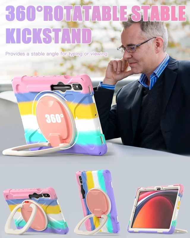 Alt view image 3 of 7 - Case for Galaxy Tab S10 Lite/ S10 FE/ S9 FE 10.9" & S9/ S8/ S7 11"
