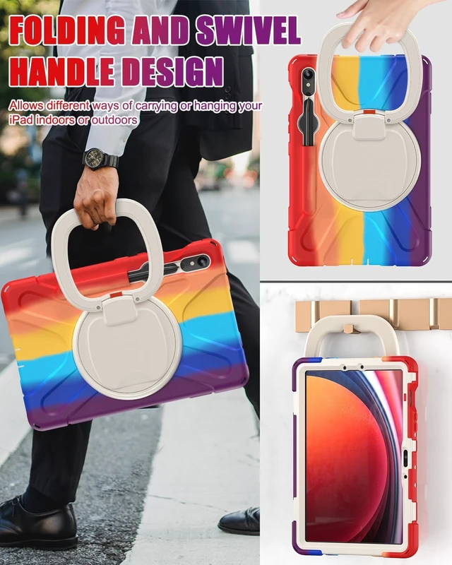 Alt view image 4 of 7 - Case for Galaxy Tab S10 Lite/ S10 FE/ S9 FE 10.9" & S9/ S8/ S7 11"