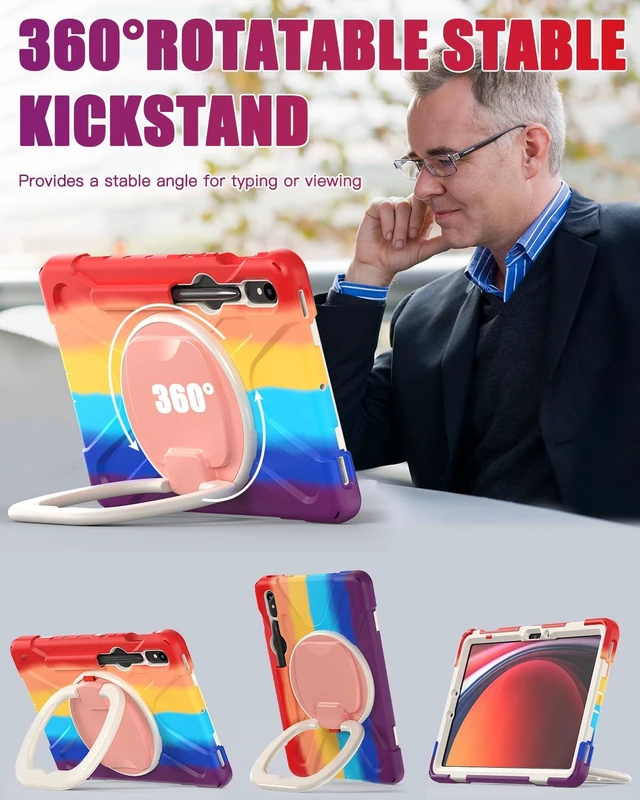 Alt view image 3 of 7 - Case for Galaxy Tab S10 Lite/ S10 FE/ S9 FE 10.9" & S9/ S8/ S7 11"