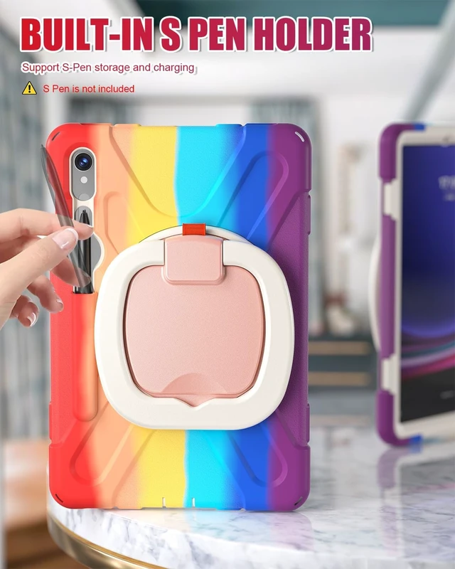 Alt view image 7 of 7 - Case for Galaxy Tab S10 Lite/ S10 FE/ S9 FE 10.9" & S9/ S8/ S7 11"