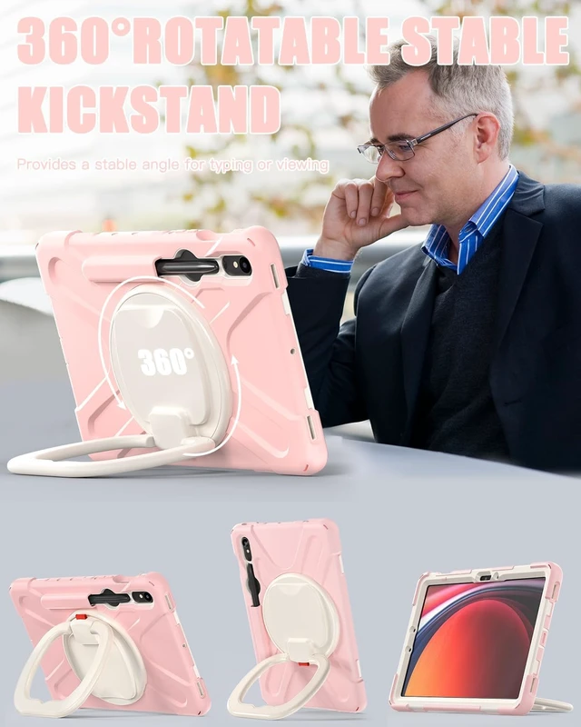 Alt view image 3 of 7 - Case for Galaxy Tab S10 Lite/ S10 FE/ S9 FE 10.9" & S9/ S8/ S7 11"