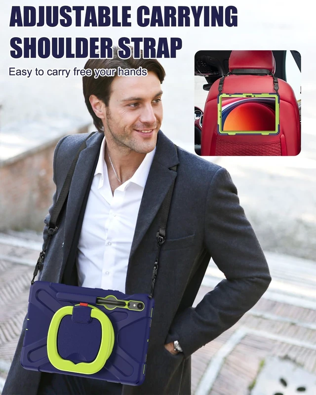 Alt view image 5 of 7 - Case for Galaxy Tab S10 Lite/ S10 FE/ S9 FE 10.9" & S9/ S8/ S7 11"