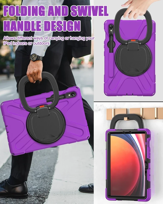 Alt view image 4 of 7 - Case for Galaxy Tab S10 Lite/ S10 FE/ S9 FE 10.9" & S9/ S8/ S7 11"