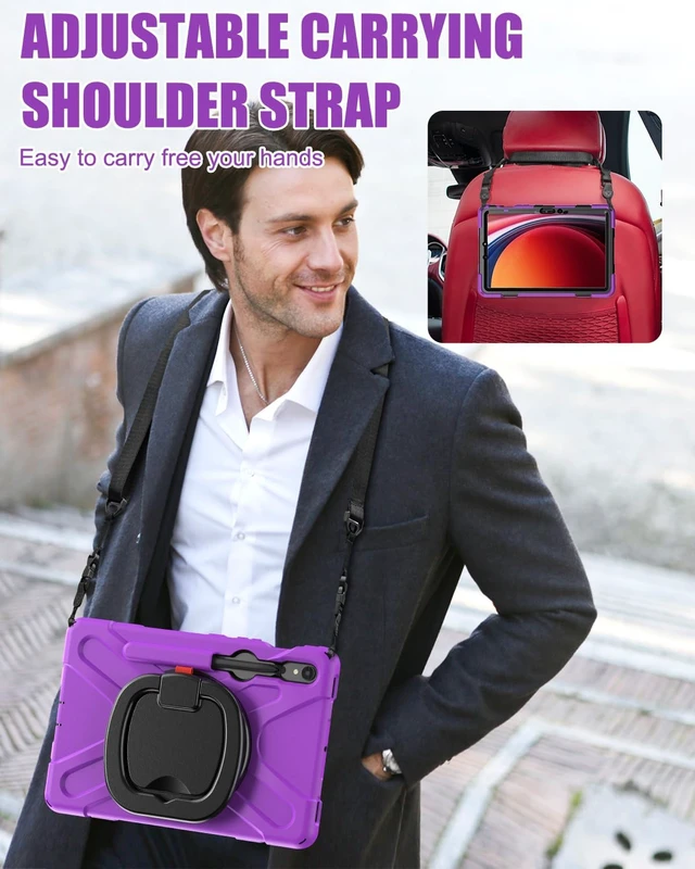Alt view image 5 of 7 - Case for Galaxy Tab S10 Lite/ S10 FE/ S9 FE 10.9" & S9/ S8/ S7 11"