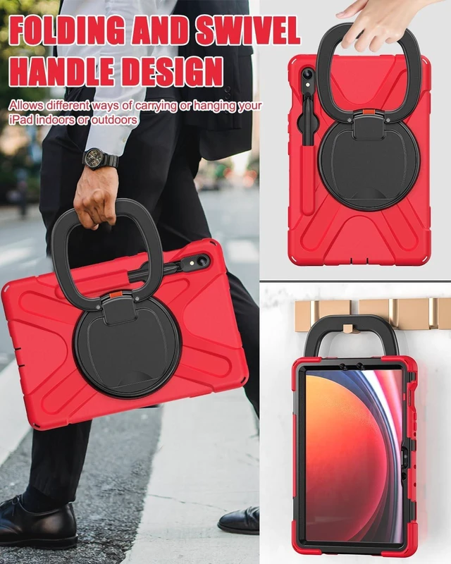 Alt view image 4 of 7 - Case for Galaxy Tab S10 Lite/ S10 FE/ S9 FE 10.9" & S9/ S8/ S7 11"