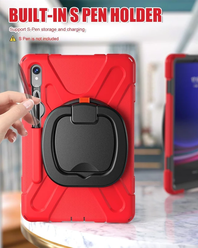 Alt view image 7 of 7 - Case for Galaxy Tab S10 Lite/ S10 FE/ S9 FE 10.9" & S9/ S8/ S7 11"