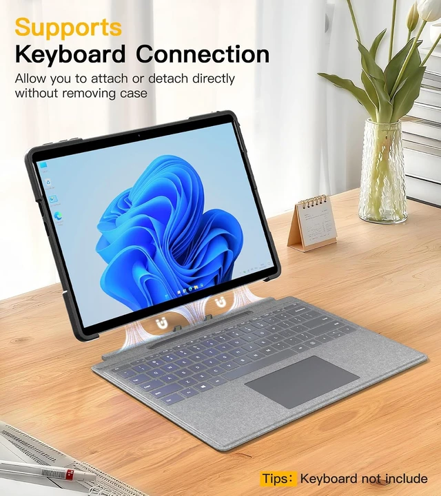 Alt view image 6 of 7 - Case for Surface Pro 12th/11/10/9-13 inch 2026-2022 Microsoft