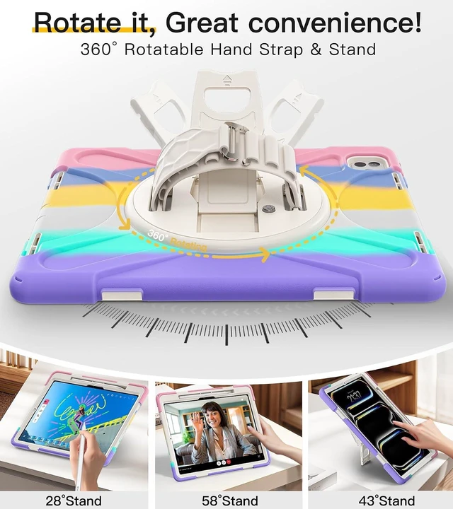Alt view image 4 of 7 - for iPad Pro 13 inch Case: M5 2025/ M4 2024
