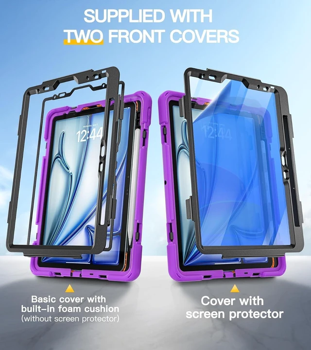 Alt view image 7 of 7 - Case for iPad Air 11 inch: M4/M3/M2/5th/4th, iPad Pro 11 inch: 4-1st