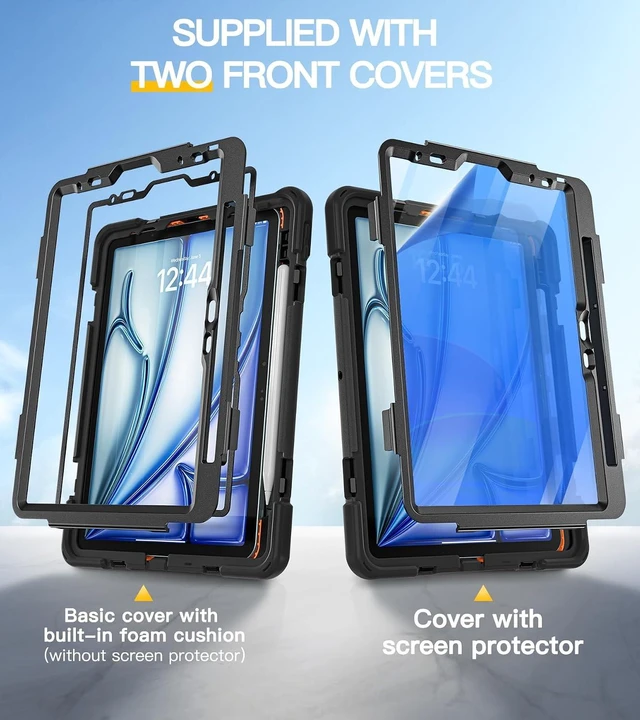 Alt view image 7 of 7 - Case for iPad Air 11 inch: M4/M3/M2/5th/4th, iPad Pro 11 inch: 4-1st