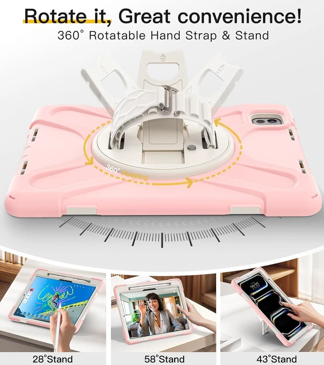 Alt view image 4 of 7 - Case for iPad Pro 11 inch: M5 2025 & M4 2024