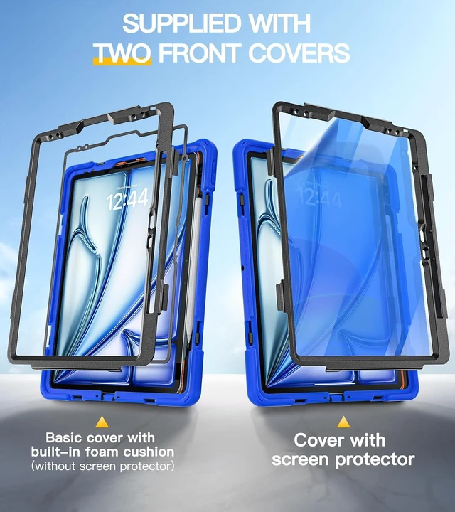 Alt view image 7 of 7 - Case for iPad Air 13 Inch: M4/M3/M2, iPad Pro 12.9 Inch2022-2018