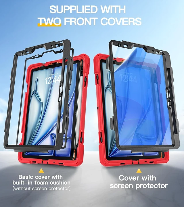 Alt view image 7 of 7 - Case for iPad Air 11 inch: M4/M3/M2/5th/4th, iPad Pro 11 inch: 4-1st