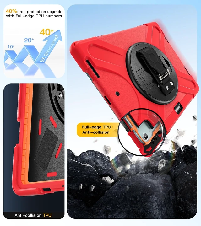 Alt view image 3 of 7 - Case for iPad Air 13 Inch: M4/M3/M2, iPad Pro 12.9 Inch2022-2018