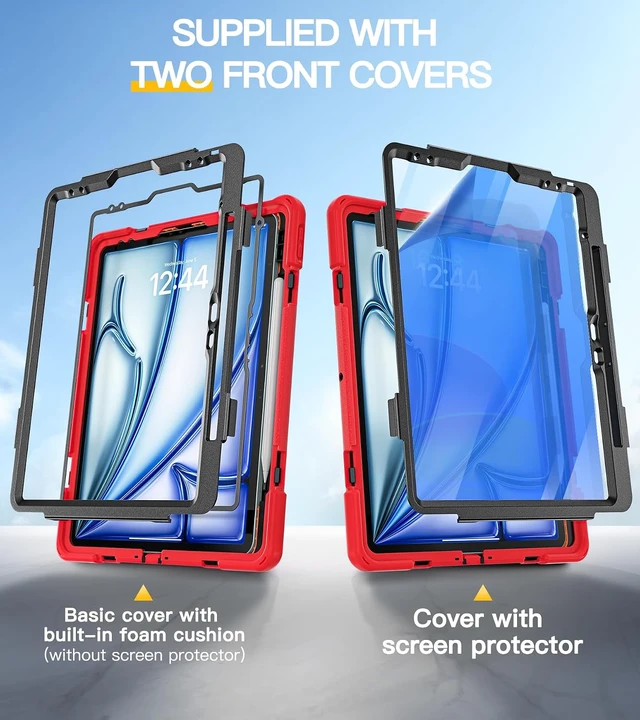 Alt view image 7 of 7 - Case for iPad Air 13 Inch: M4/M3/M2, iPad Pro 12.9 Inch2022-2018