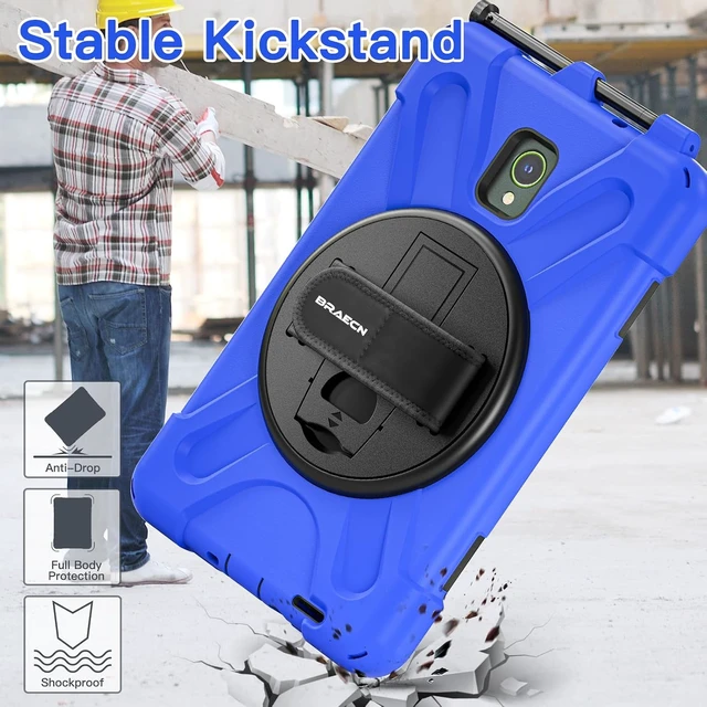 Alt view image 6 of 7 - Case for SAM-SUNG Galaxy Tab Active 5 / Active 3-8 inch Blue