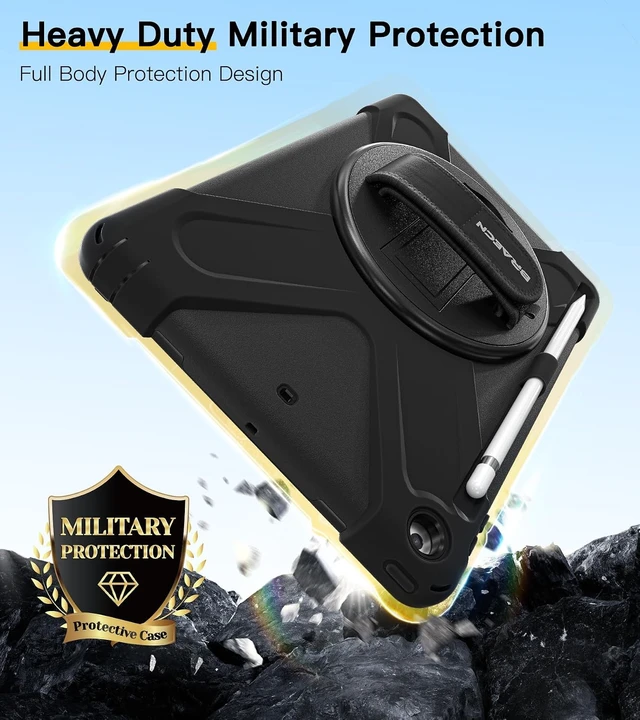 Alt view image 5 of 7 - Case for iPad 6th/5th Generation - 9.7 inch 2018/2017 Black