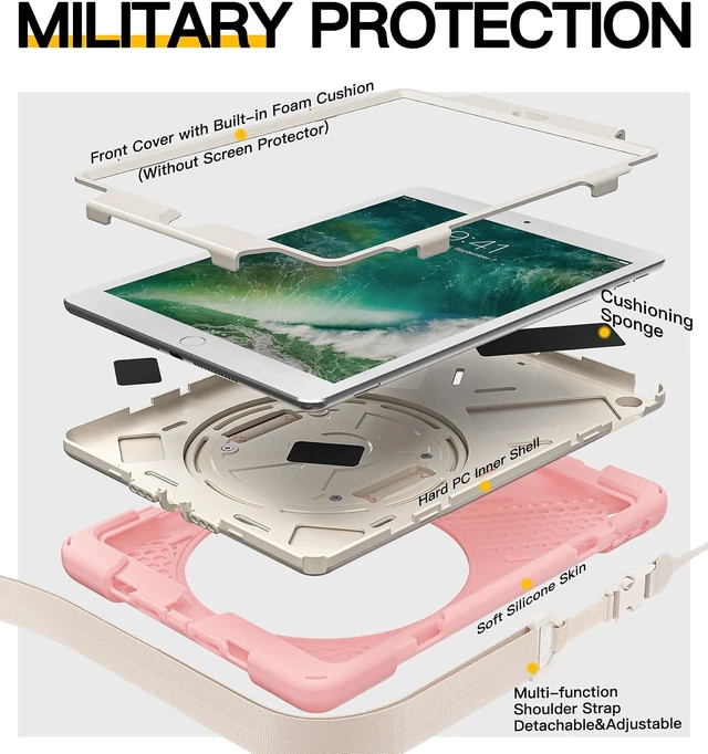 Alt view image 6 of 7 - Kids Case for iPad 6th/5th Generation - 9.7 inch 2018/2017