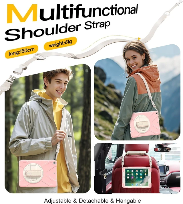 Alt view image 7 of 7 - Kids Case for iPad 6th/5th Generation - 9.7 inch 2018/2017
