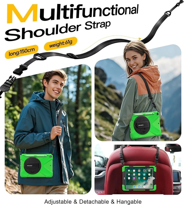 Alt view image 7 of 7 - Case for iPad 6th/5th Generation - 9.7 inch 2018/2017 Green