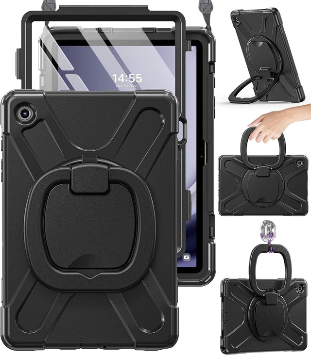 Main image of Case for SAM-SUNG Galaxy Tab A9+ Plus - 2023 Black Tablet A9+ Case
