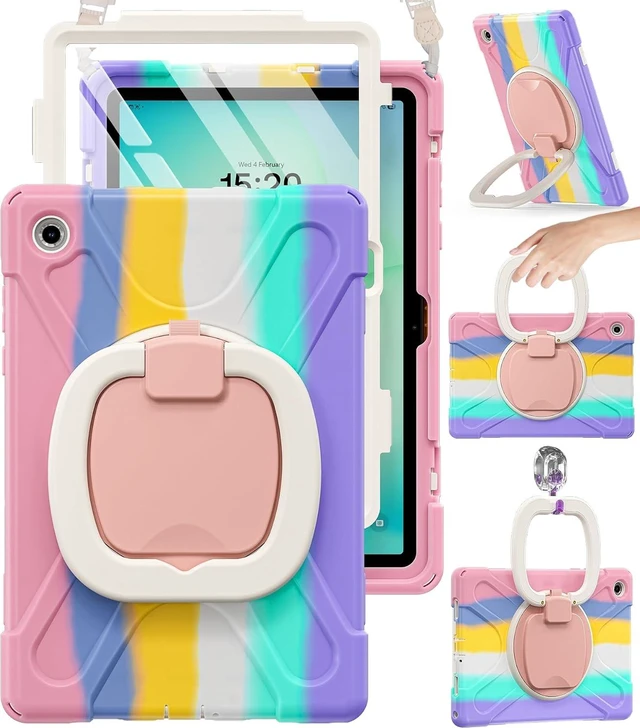 Main image of Case for SAM-SUNG Galaxy Tab A11+ Plus - 2025 Colorful Pink