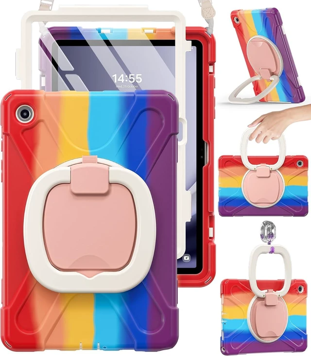 Main image of Case for SAM-SUNG Galaxy Tab A9+ Plus - 2023 Colorful Red