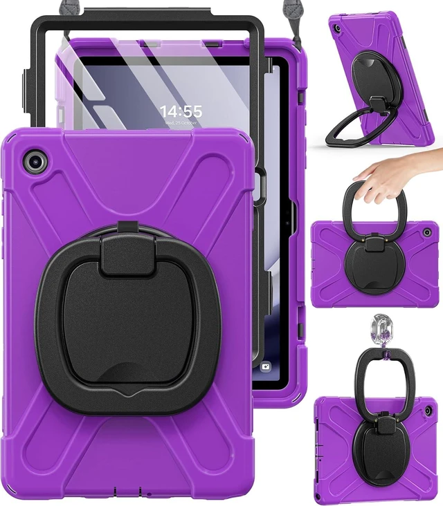 Main image of Case for SAM-SUNG Galaxy Tab A9+ Plus - 2023 Purple Tablet A9+ Case
