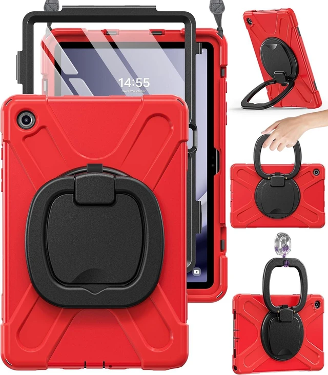 Main image of Case for SAM-SUNG Galaxy Tab A9+ Plus - 2023 Red Tablet A9+ Case