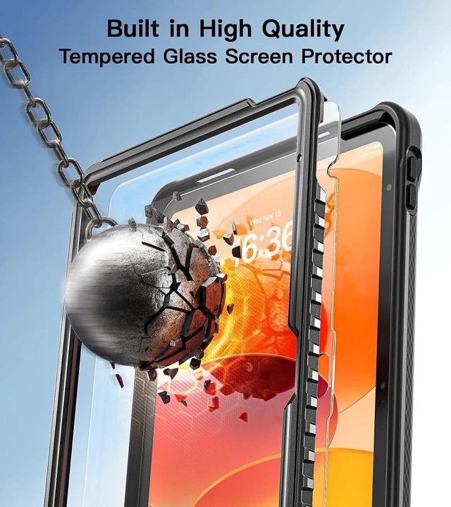 Alt view image 4 of 7 - Case for iPad (A16) 11th/10th Generation - 11/10.9 inch 2025/2022