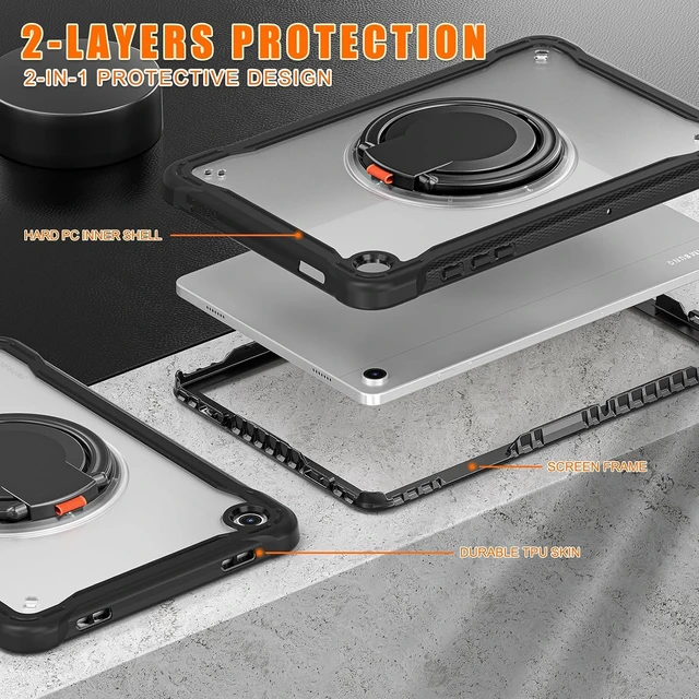 Alt view image 5 of 7 - Case for Galaxy Tab A9+ - SAM-SUNG Tablet A9 Plus 5G 11 inch 2023