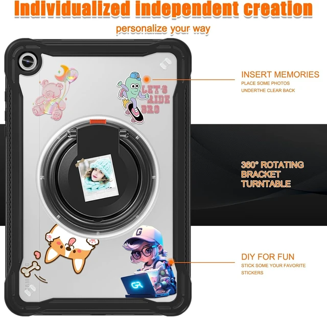 Alt view image 6 of 7 - Case for Galaxy Tab A9+ - SAM-SUNG Tablet A9 Plus 5G 11 inch 2023