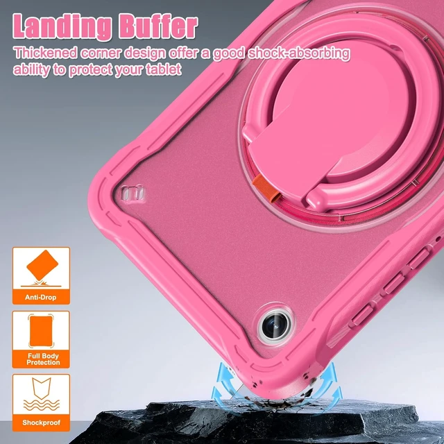 Alt view image 5 of 7 - Case for Galaxy Tab A9 - SAM-SUNG Tablet A9 8.7 inch 2023 Clear